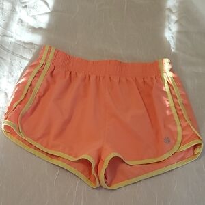 Forever 21 Orange and Yellow Athletic Shorts Lightweight Design